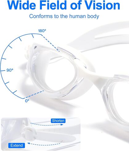 seasprint 2PCS Swim Goggles, Super Clear View,Goggles Swimming Adult, Suitable for All Kinds of Swimming Programs in Saudi Arabia