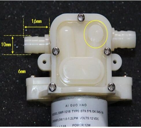 JOEBO Electric Submersible Pump Diaphragm Pump 545 Self-Priming Pump 12v 12W 1.2L/min in Saudi Arabia