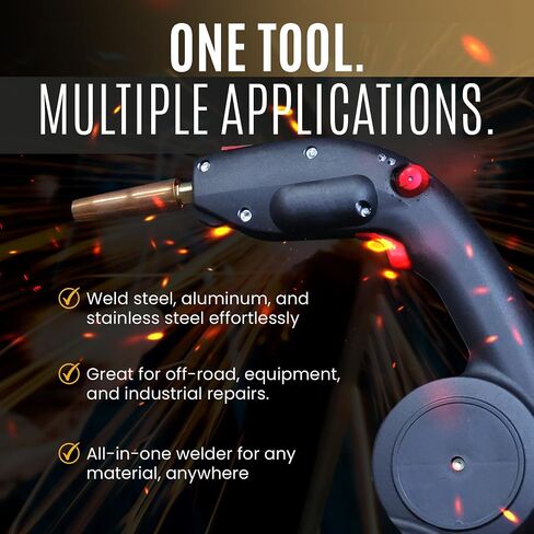 ReadyWelder® by Broco® Portable Welder Machine, Battery Powered MIG Welder, On-the-Go Welding for Steel, Aluminum & More, Includes Carrying Case in Saudi Arabia