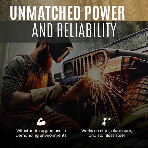 ReadyWelder® by Broco® Portable Welder Machine, Battery Powered MIG Welder, On-the-Go Welding for Steel, Aluminum & More, Includes Carrying Case in Saudi Arabia