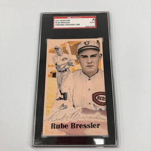 Rube Bressler وقعت لعبة البيسبول Photo SGC COA - بطاقات موقعة للبيسبول in Kuwait