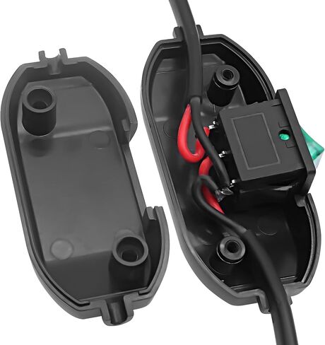 XMSJSIY مفتاح الحبل المضمّن 12V 24V/3A تبديل/إيقاف مفتاح زر الروك مع PREWIR in Saudi Arabia