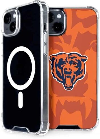 حالة Skinit Phone Case متوافقة مع Magsafe iPhone 15 - NFL Chicago Bears مرخص رسميًا in Saudi Arabia