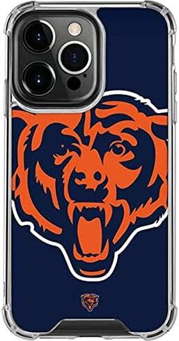 Skinit Clear Phone Case Compatible with iPhone 13 Pro - Officially Licensed NFL Chicago Bears Large Logo Design in Saudi Arabia