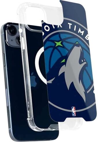 حالة Skinit Phone Case متوافقة مع Magsafe iPhone 13 - NBA Minnesota Timberwolves مرخص رسميًا in Saudi Arabia