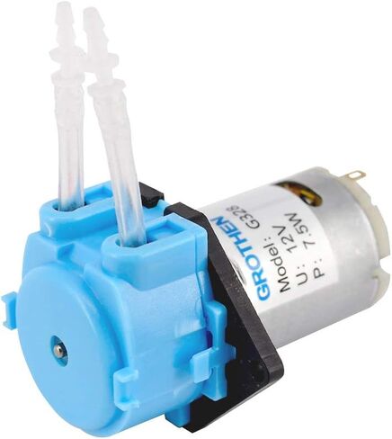 12V DIY Dosing pump Peristaltic dosing Head For Aquarium Lab Analytical water(Yellow,12V) in Saudi Arabia