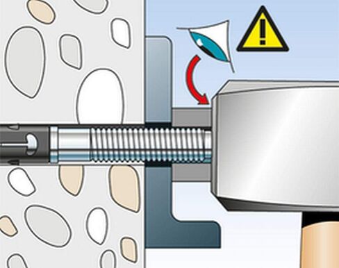 Fischer Faz II Plus 24/60 564606 مرساة معدنية فولاذية مجلفنة لتثبيت الأحمال الثقيلة والتطبيقات الزلزالية على الخرسانة المحفوظة ، 564606 in Saudi Arabia