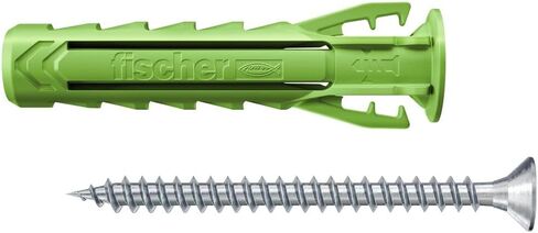 Fischer 568208 تمدد SX Plus S ، صندوق من 50 مسامير مطابقة من النايلون ، ومواد للاحتفاظ الأمثل عند التثبيت ، والخرسانة الصلبة ، والهوية ، والطوب المثقبة ، والكثير ، القياسي ، 8 × 40 MIT Schraube in Saudi Arabia