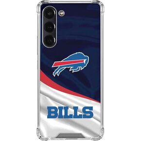 Skinit Clear Phone Case Compatible with Galaxy S24 FE - Officially Licensed NFL Buffalo Bills Design in Saudi Arabia