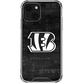 Skinit Clear Phone Case متوافق مع iPhone 13 - NFL Cincinnati Bengals بالأبيض والرخص in Saudi Arabia