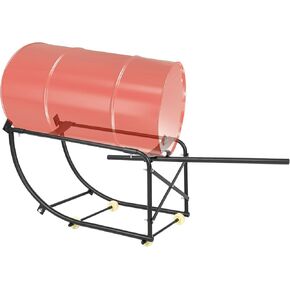 Kuafu 55 جالون طبل مهد 600 رطل الطبول Dolly Cart Drumping Stand Black 4 Wheel Powder Steel in Kuwait