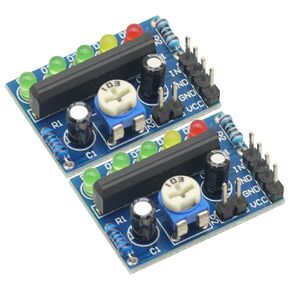 2Pcs KA2284 DC 3.5V-12V Power Audio Voltage Level Indicator Battery Capacity Indicator Red Green LED for Voltmeter Volume VU Meter in Kuwait