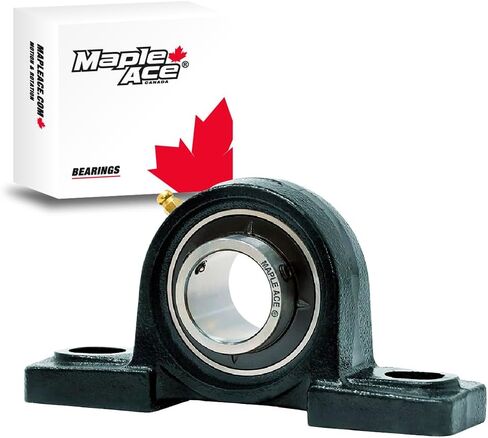 Maple Ace UCP213-40 وسادة كتلة تحمل 2-1/2 "التجويف ، 2-bolt ، المحاذاة الذاتية ، والخدمة الثقيلة (الكمية 2) in Saudi Arabia