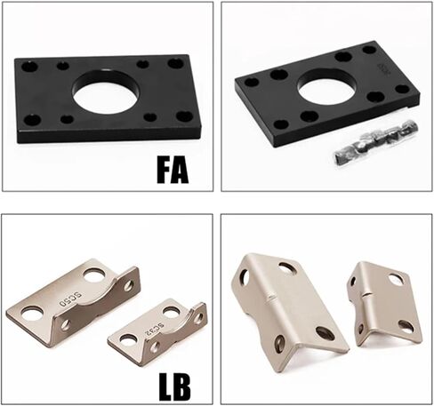 1pcs إكسسوارات أسطوانة كبيرة الحجم Ca/CB/FA/LB Bore 100mm/125mm/160mm/200mm (FA-200) in Saudi Arabia