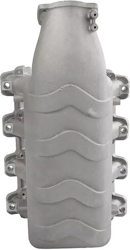 HI-RAM EFI SHEAKE MNIFOLD Aluminium 102mm Bore متوافق مع GM LS3 L76 L92 L99 CHEVY 6.0L 6.2L V8 300-117 (102 مم أسود) in Saudi Arabia