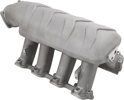 HI-RAM EFI SHEAKE MNIFOLD Aluminium 102mm Bore متوافق مع GM LS3 L76 L92 L99 CHEVY 6.0L 6.2L V8 300-117 (102 مم أسود) in Saudi Arabia