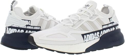 adidas mens ZX 2K Boost Casual Shoes, White-grey-collegiate Navy, 7 in Saudi Arabia