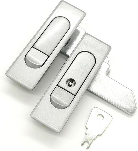 AB509-1-2 Plane Lock Distribution Box Control Cabinet Switch Bounce Lock MS510 Iron Cabinet Network Chassis Lock 1Pcs(Matte with Key) in Saudi Arabia