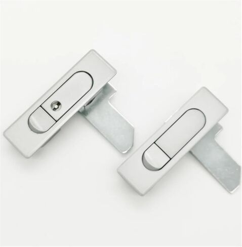 AB509-1-2 Plane Lock Distribution Box Control Cabinet Switch Bounce Lock MS510 Iron Cabinet Network Chassis Lock 1Pcs(Matte with Key) in Saudi Arabia