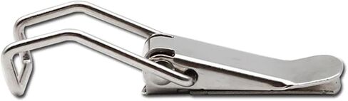 Spring Toggle Latch Car Cabinet Boxes Spring Loaded Latch Catch Stainless Steel Hasp Toolbox Buckle 115A-B 1Pcs(201Stainless SteelA) in Saudi Arabia