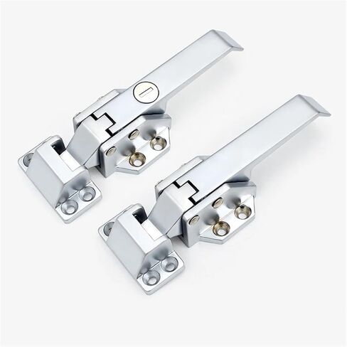 Industrial Freezer Handle Oven Door Hinge Cold Storage Store Industrial Lock Latch Hardware Pull Part Equipment Plant 1Pcs(with Key) in Saudi Arabia