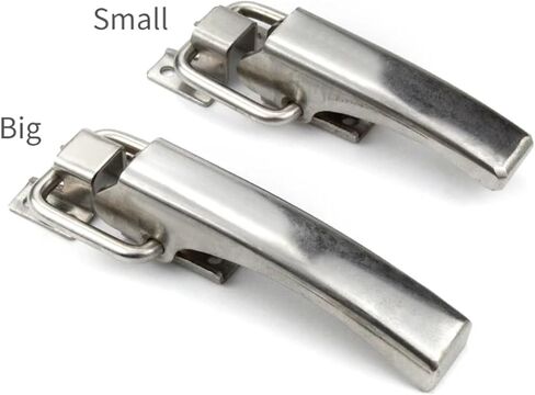 Heavy Duty Toggle Hasp Stainless Steel Large Toggle Hasp Latch Heavy Equipment Latch Door Lock Door Latch Industrial Equipment 1Pcs(Big) in Saudi Arabia