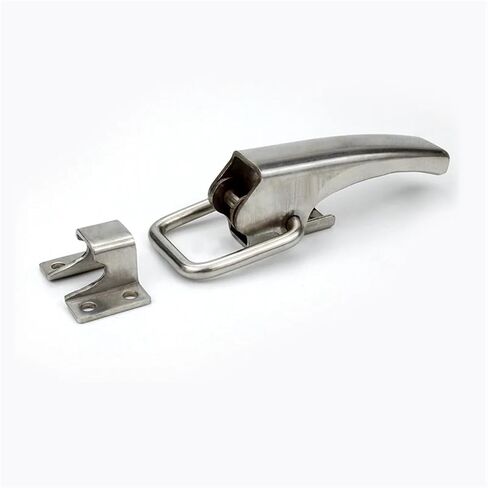 Heavy Duty Toggle Hasp Stainless Steel Large Toggle Hasp Latch Heavy Equipment Latch Door Lock Door Latch Industrial Equipment 1Pcs(Big) in Saudi Arabia