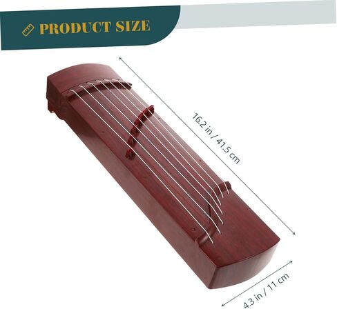 Aboofan Guzheng للمبتدئين المبتدئين صك الأدوات العميقة للممارسة واللعب التعليمي عشاق الموسيقى in Saudi Arabia