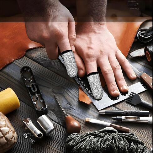 20 pcs مقاوم أصابع المقاومة ، واقي الحامي ، أصابع لإعادة الاستخدام ، حرس الإبهام ، قفازات كمب in Kuwait