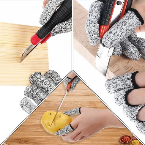 20 pcs مقاوم أصابع المقاومة ، واقي الحامي ، أصابع لإعادة الاستخدام ، حرس الإبهام ، قفازات كمب in Kuwait