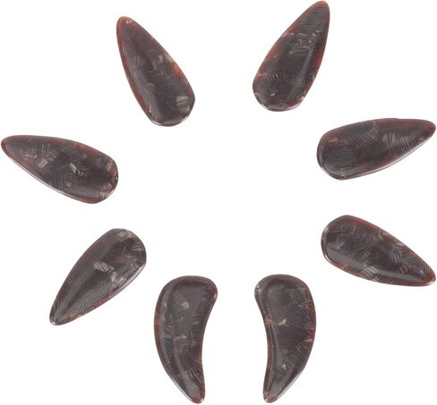 8pcs Guzheng Finger Picks for Adults Dual-sided Arc Design for Comfortable Playing Smooth Performance and Finger Guzheng Practice Tools in Saudi Arabia