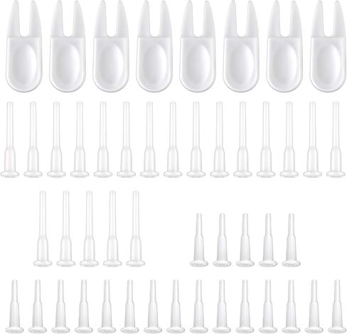 48 Pcs Exercise Ball Plug Replacement Yoga Ball Replacement Plugs Puller Kit Air Plug Valve Nozzles Pilates Balls Air Stopper Plugs Pin Adapter Kit for Exercise Balls Fitness Inflatable Bed Pool in Saudi Arabia