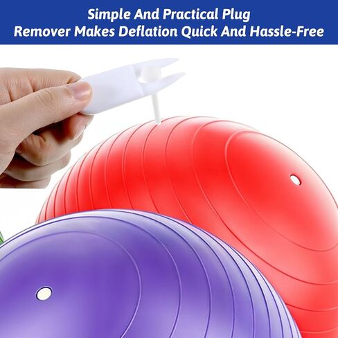 48 Pcs Exercise Ball Plug Replacement Yoga Ball Replacement Plugs Puller Kit Air Plug Valve Nozzles Pilates Balls Air Stopper Plugs Pin Adapter Kit for Exercise Balls Fitness Inflatable Bed Pool in Saudi Arabia
