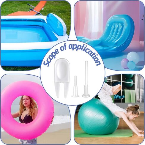48 Pcs Exercise Ball Plug Replacement Yoga Ball Replacement Plugs Puller Kit Air Plug Valve Nozzles Pilates Balls Air Stopper Plugs Pin Adapter Kit for Exercise Balls Fitness Inflatable Bed Pool in Saudi Arabia