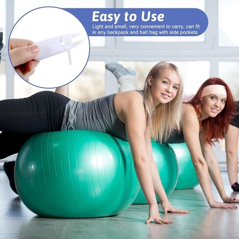 48 Pcs Exercise Ball Plug Replacement Yoga Ball Replacement Plugs Puller Kit Air Plug Valve Nozzles Pilates Balls Air Stopper Plugs Pin Adapter Kit for Exercise Balls Fitness Inflatable Bed Pool in Saudi Arabia