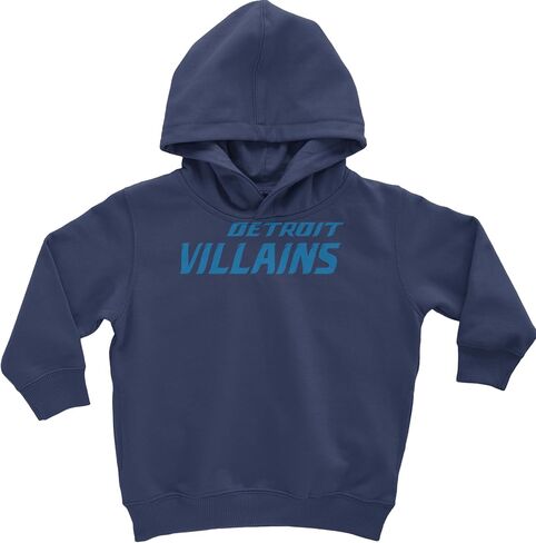 Detroit Villains Grit Football Toddler-Sized Hoodie, Soft Fleece, Adorable in Saudi Arabia