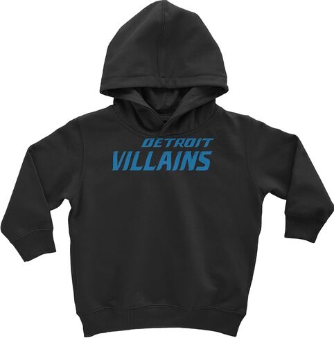 Detroit Villains Grit Football Toddler-Sized Hoodie, Soft Fleece, Adorable in Saudi Arabia