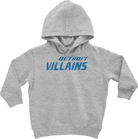 Detroit Villains Grit Football Toddler-Sized Hoodie, Soft Fleece, Adorable in Saudi Arabia