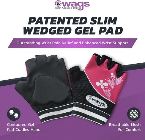 معصم قفازات مضمونة - وسادة الهلام النحيفة والبطانة الداخلية للامتصاص ، وقفازات تمرين للنساء والرجال ، اليوغا واليلاتيس in Kuwait