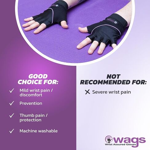 معصم قفازات مضمونة - وسادة الهلام النحيفة والبطانة الداخلية للامتصاص ، وقفازات تمرين للنساء والرجال ، اليوغا واليلاتيس in Kuwait