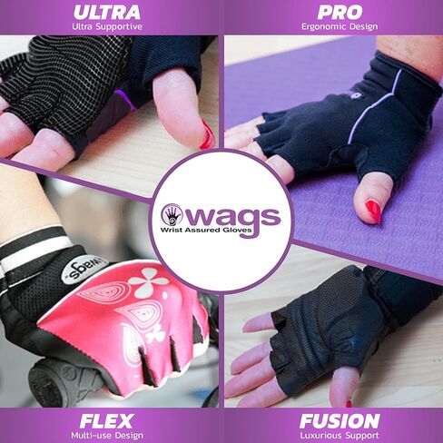 معصم قفازات مضمونة - وسادة الهلام النحيفة والبطانة الداخلية للامتصاص ، وقفازات تمرين للنساء والرجال ، اليوغا واليلاتيس in Kuwait