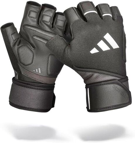 adidas Wrist Wrap Training & Weightlifting Gloves, Fingerless Workout Gloves in Saudi Arabia
