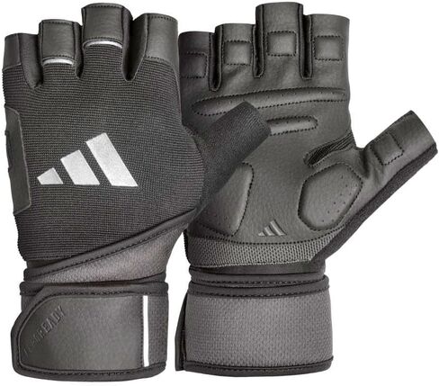 adidas Wrist Wrap Training & Weightlifting Gloves, Fingerless Workout Gloves in Saudi Arabia