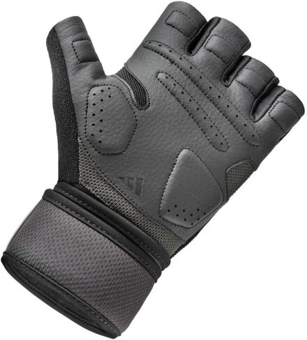 adidas Wrist Wrap Training & Weightlifting Gloves, Fingerless Workout Gloves in Saudi Arabia