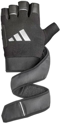adidas Wrist Wrap Training & Weightlifting Gloves, Fingerless Workout Gloves in Saudi Arabia