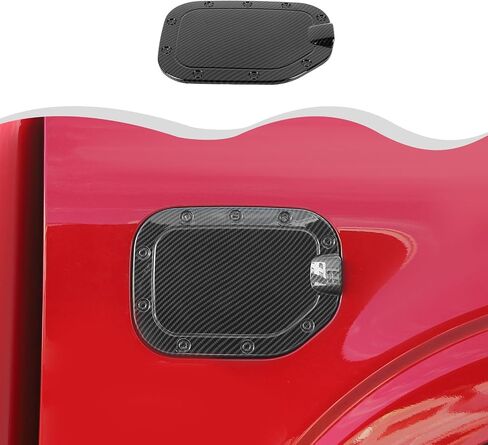 Fuel Filler Door Gas Cap Tank Cover Gas Cap Fuel Tank Cover Compatible with Ford F150 2015-2020 (Black) in Kuwait