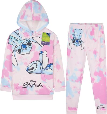 Disney Stitch Tracksuit Girls Hoodie Joggers 2 Pcs in Saudi Arabia