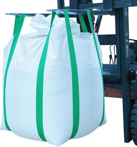 2 حزمة FIBC BAC ، حقيبة 2 طن ، 35 "L x 35" W × 43 "H ، 4400 رطل SWL ، أكياس البولي بروبيلين المنسوجة ، قاع مسطح ، أكياس مسطحة للضغط ، in Saudi Arabia