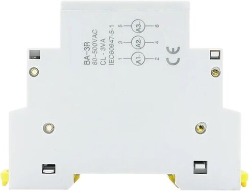 Mini Din Rail Digital Display Three-Phase Modular Current Meter Gauge Indicator LED 1-100A 220V 380V in Kuwait