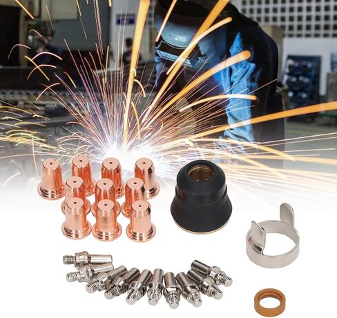 Torch Accessory Electrode Nozzle Swirl Ring Pack for PT60 DIY Projects in Saudi Arabia